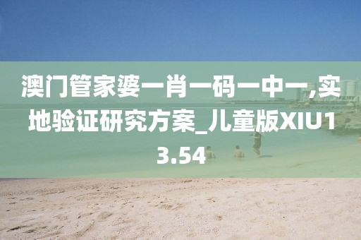 澳门管家婆一肖一码一中一,实地验证研究方案_儿童版XIU13.54