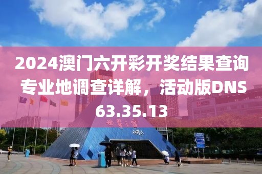 2024澳门六开彩开奖结果查询 专业地调查详解，活动版DNS63.35.13
