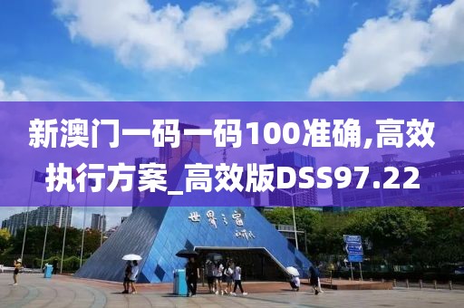 新澳门一码一码100准确,高效执行方案_高效版DSS97.22