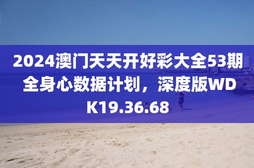 2024澳门天天开好彩大全53期 全身心数据计划，深度版WDK19.36.68