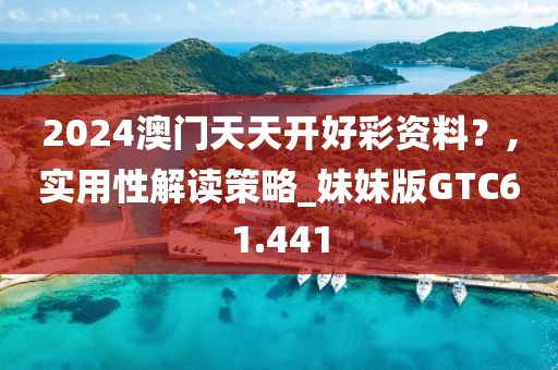 2024澳门天天开好彩资料？,实用性解读策略_妹妹版GTC61.441