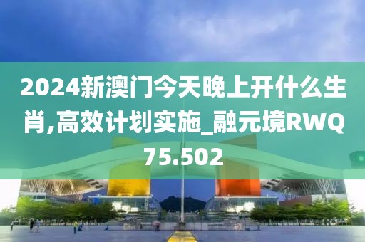 2024新澳门今天晚上开什么生肖,高效计划实施_融元境RWQ75.502