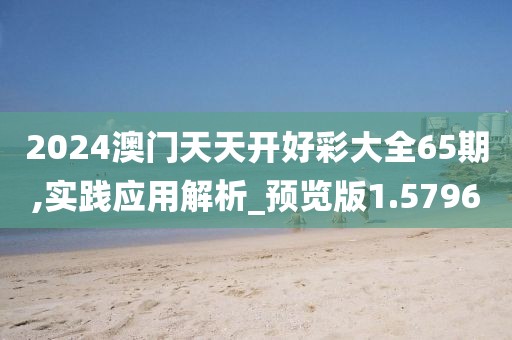 2024澳门天天开好彩大全65期,实践应用解析_预览版1.5796