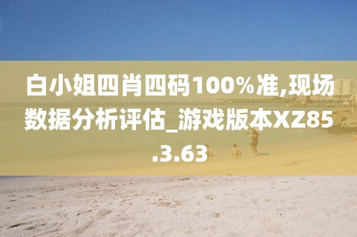 白小姐四肖四码100%准,现场数据分析评估_游戏版本XZ85.3.63