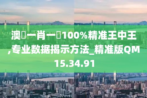 澳門一肖一碼100%精准王中王,专业数据揭示方法_精准版QM15.34.91