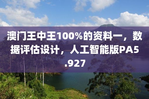 澳门王中王100%的资料一，数据评估设计，人工智能版PA5.927