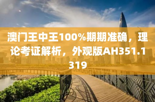 澳门王中王100%期期准确，理论考证解析，外观版AH351.1319