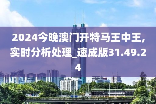 2024今晚澳门开特马王中王,实时分析处理_速成版31.49.24