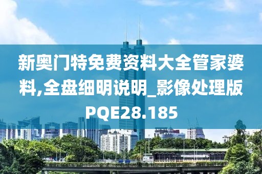 新奥门特免费资料大全管家婆料,全盘细明说明_影像处理版PQE28.185