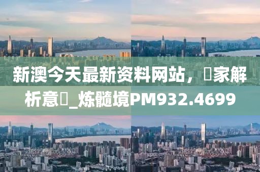 新澳今天最新资料网站，專家解析意見_炼髓境PM932.4699