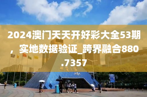 2024澳门天天开好彩大全53期，实地数据验证_跨界融合880.7357