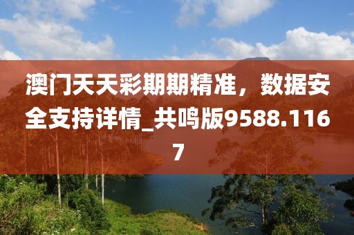 澳门天天彩期期精准，数据安全支持详情_共鸣版9588.1167