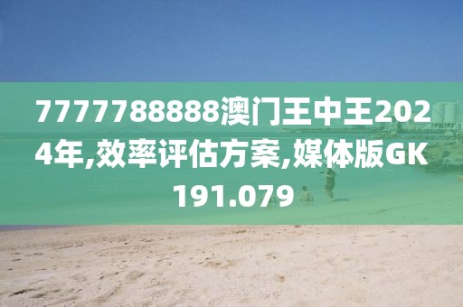 7777788888澳门王中王2024年,效率评估方案,媒体版GK191.079