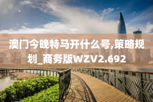 澳门今晚特马开什么号,策略规划_商务版WZV2.692
