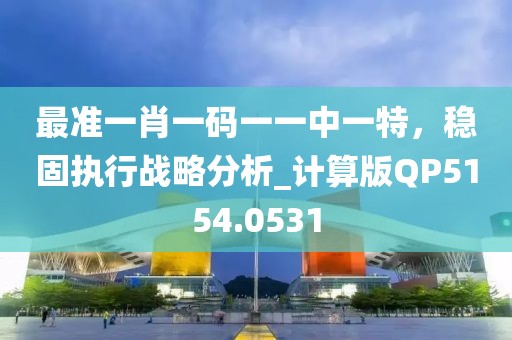 最准一肖一码一一中一特，稳固执行战略分析_计算版QP5154.0531