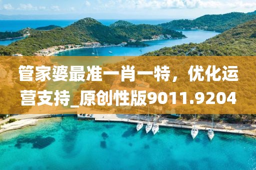 管家婆最准一肖一特，优化运营支持_原创性版9011.9204