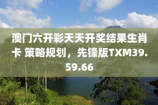 澳门六开彩天天开奖结果生肖卡 策略规划，先锋版TXM39.59.66